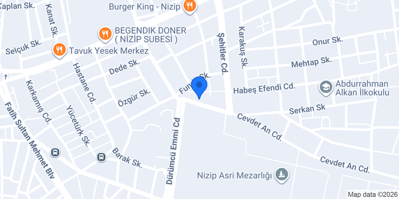 Nizip Reklam konumu