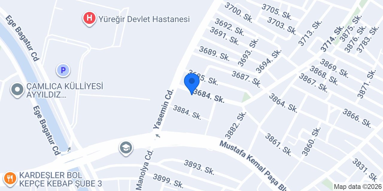 by express kargo Yüreğir konumu