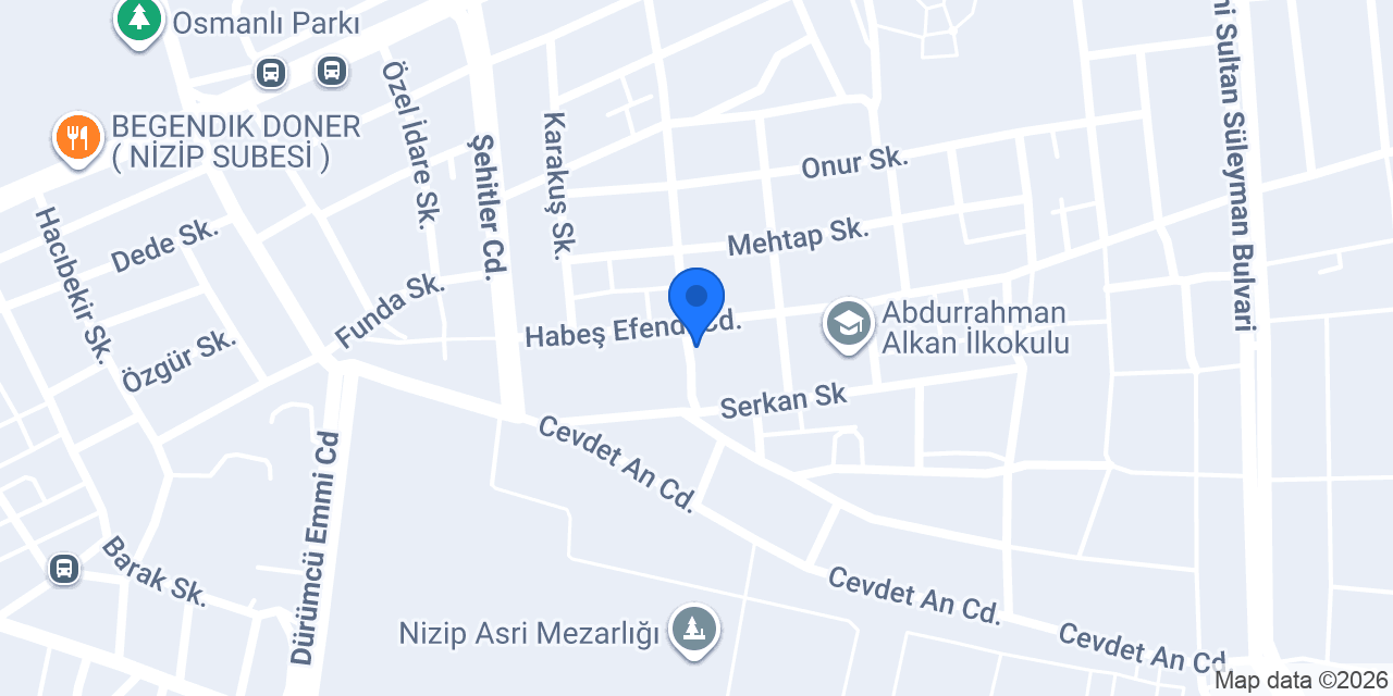 Çapan yapı konumu