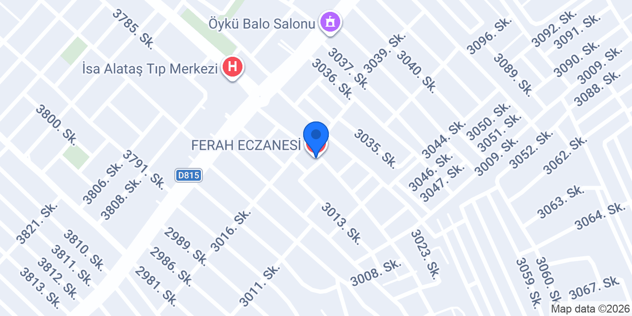 FERAH ECZANESİ konumu