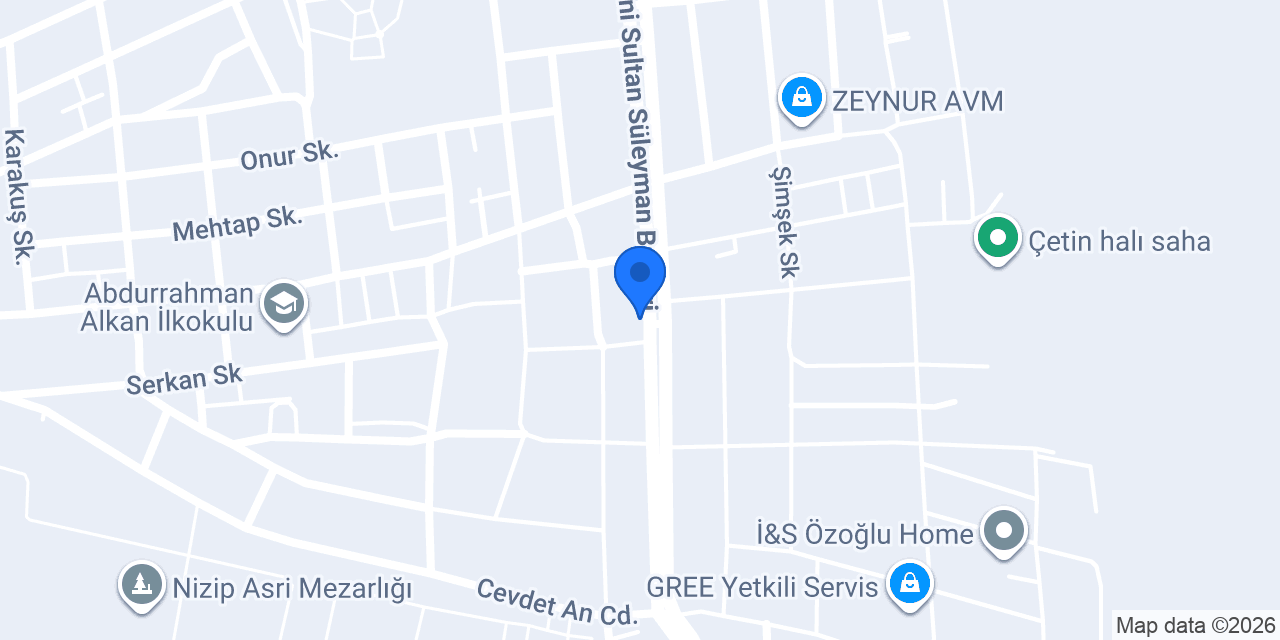 Akpek İnşaat Malzemeleri konumu