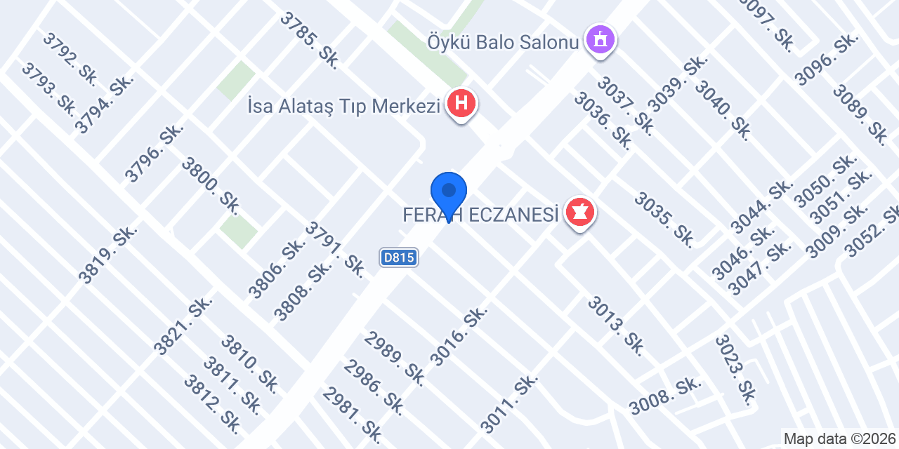 Has Fırın konumu