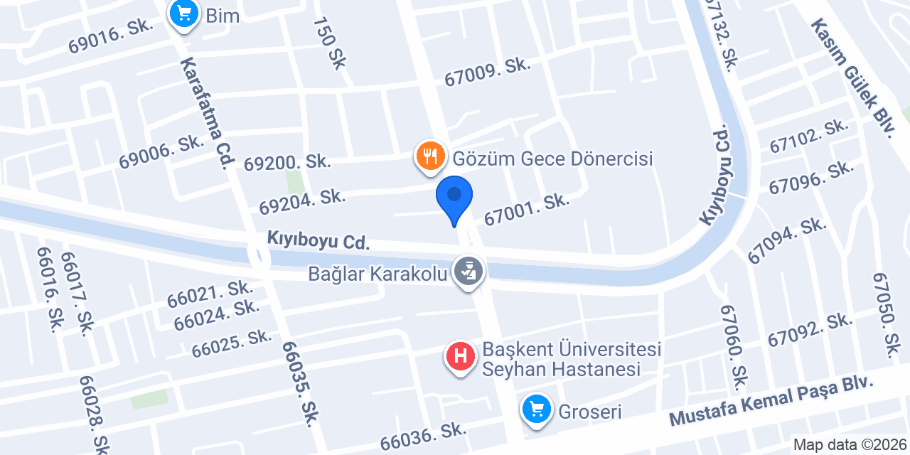 Akbank Cemalpaşa/Adana Şubesi konumu