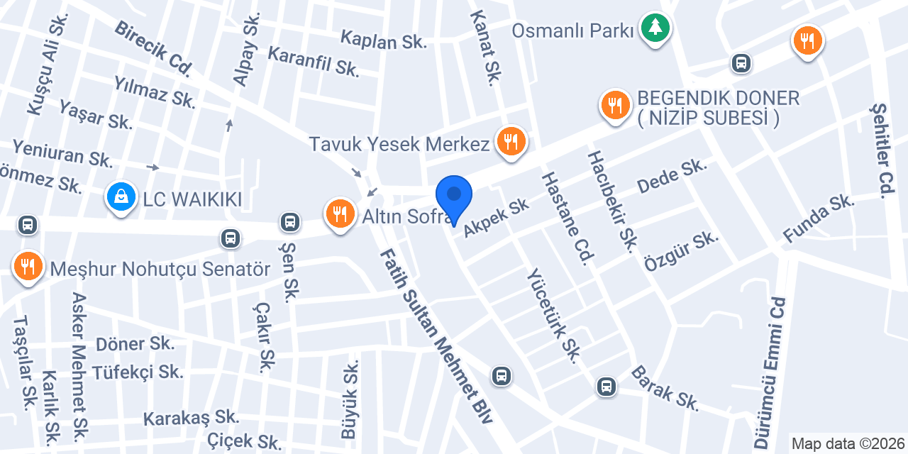DİŞ HEKİMİ ERHAN KISAOĞLU konumu