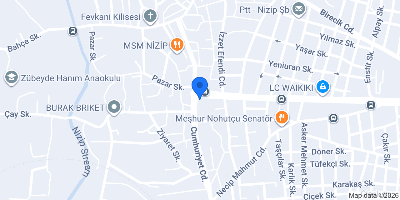 Cigerci ibo nizip konumu
