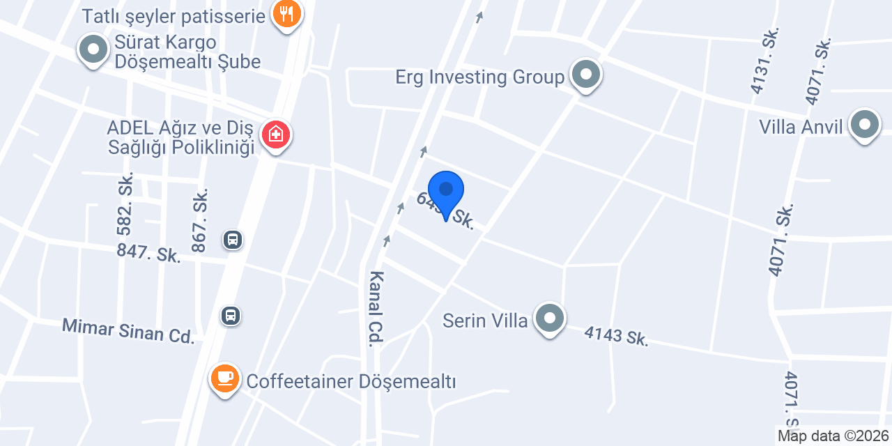 Roma Gıda A.Ş. Antalya konumu
