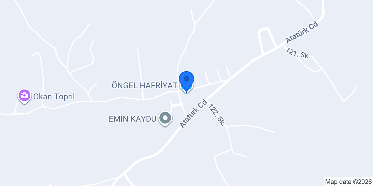 ÖNGEL HAFRİYAT konumu