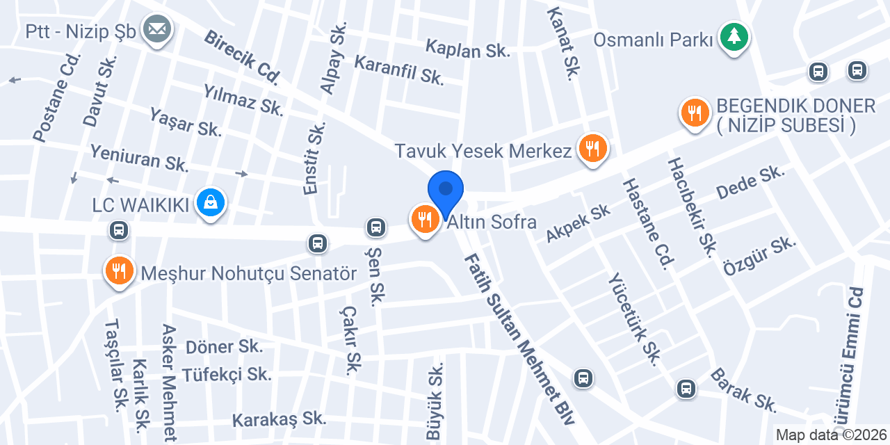 ALTINBAŞAK UNLU MAMÜLLERİ konumu