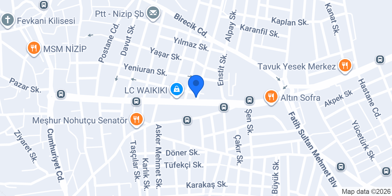 Nizip Eczanesi konumu