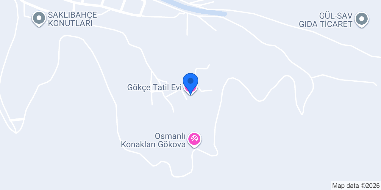 Gökçe Tatil Evi konumu