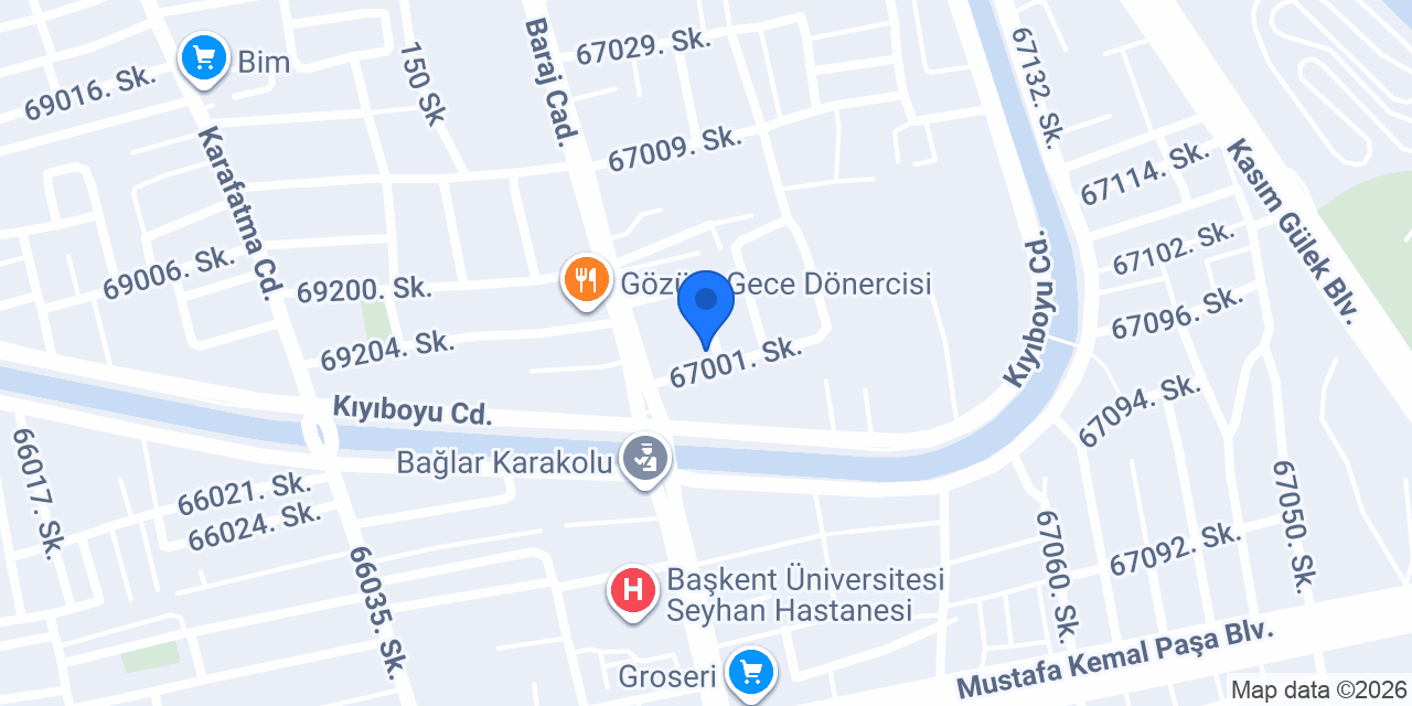 Seyhan Gözde eğitim kurumu konumu