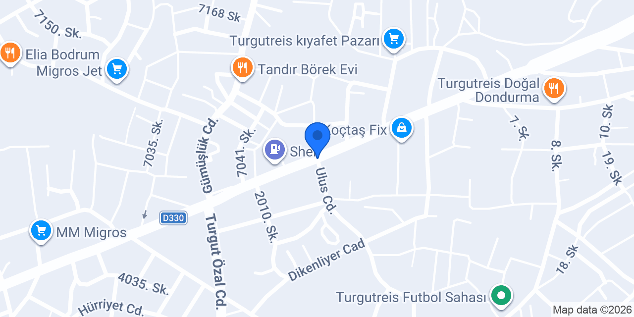 Korkmaz Büfe konumu