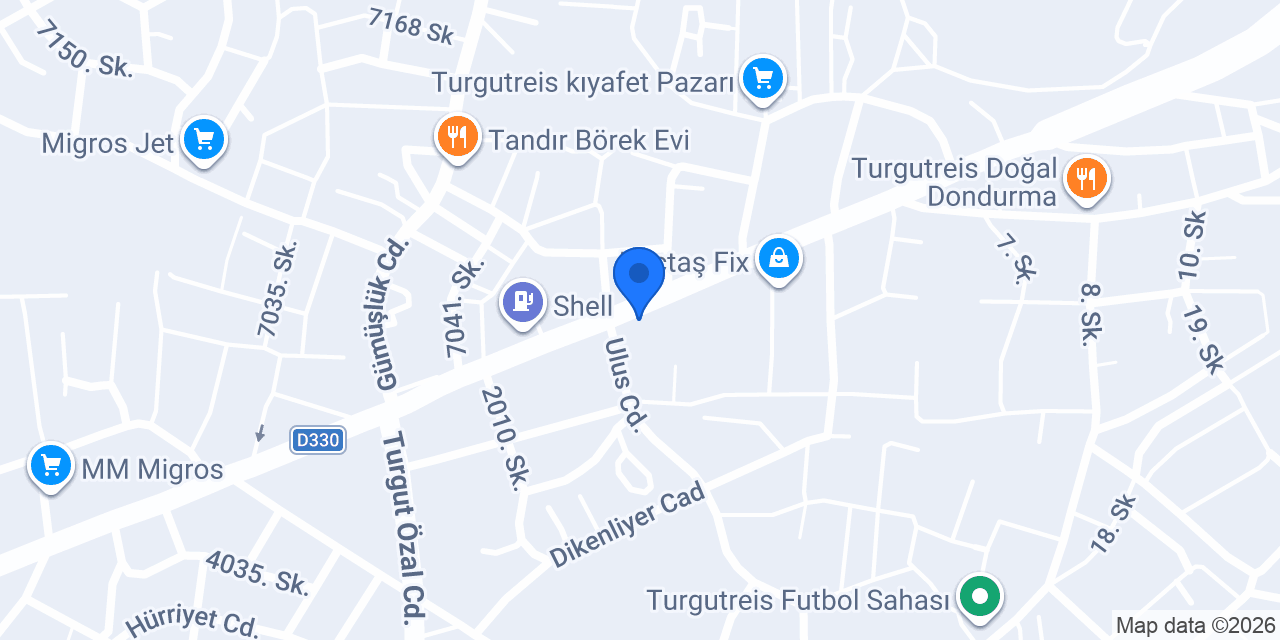 G Proje İnşaat konumu