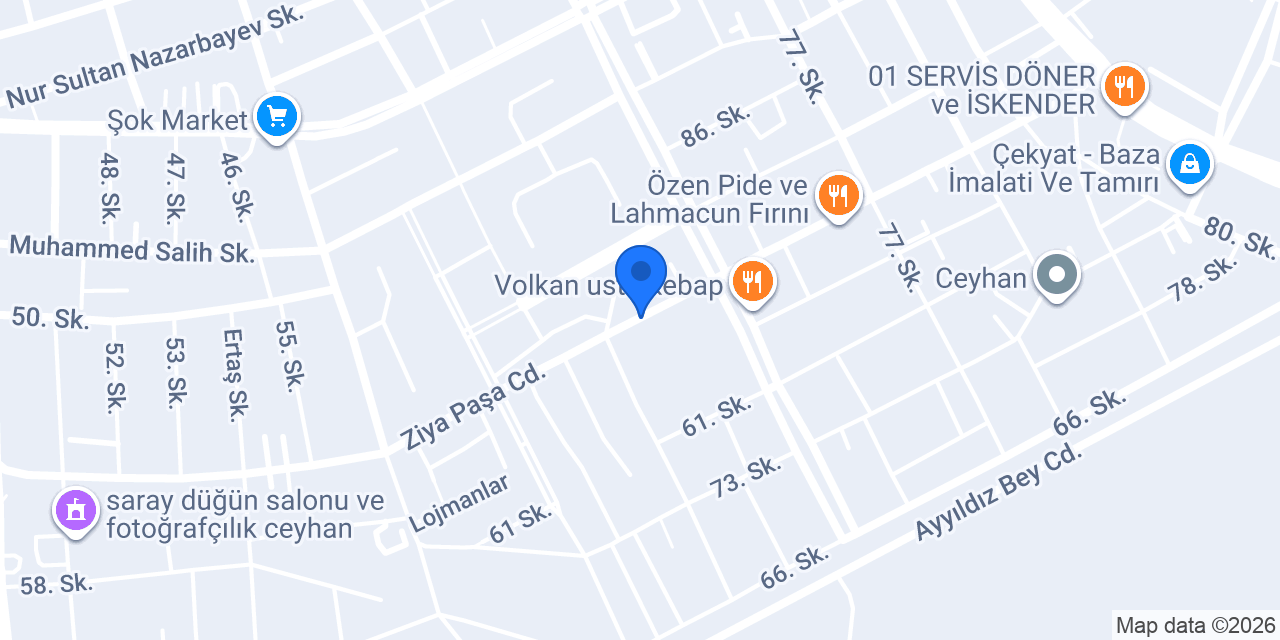 Gaziosmanpaşa İlkokulu konumu