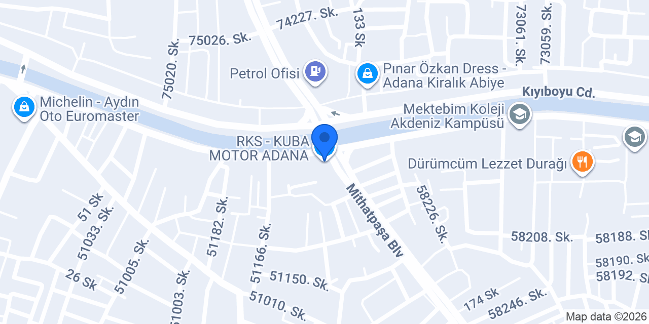 RKS - KUBA MOTOR ADANA konumu