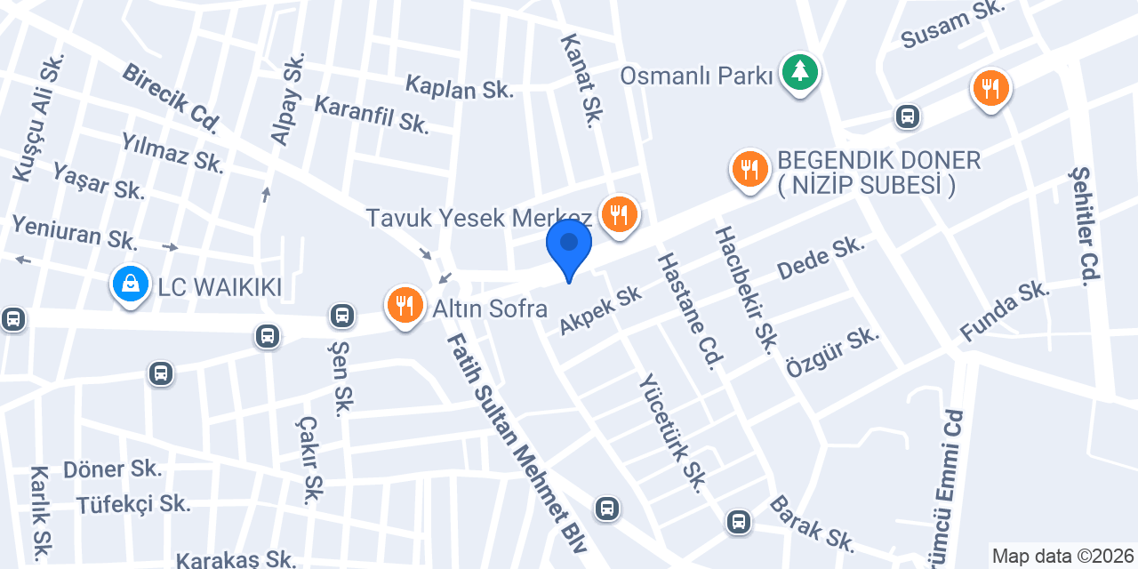 BARGELLO NİZİP konumu