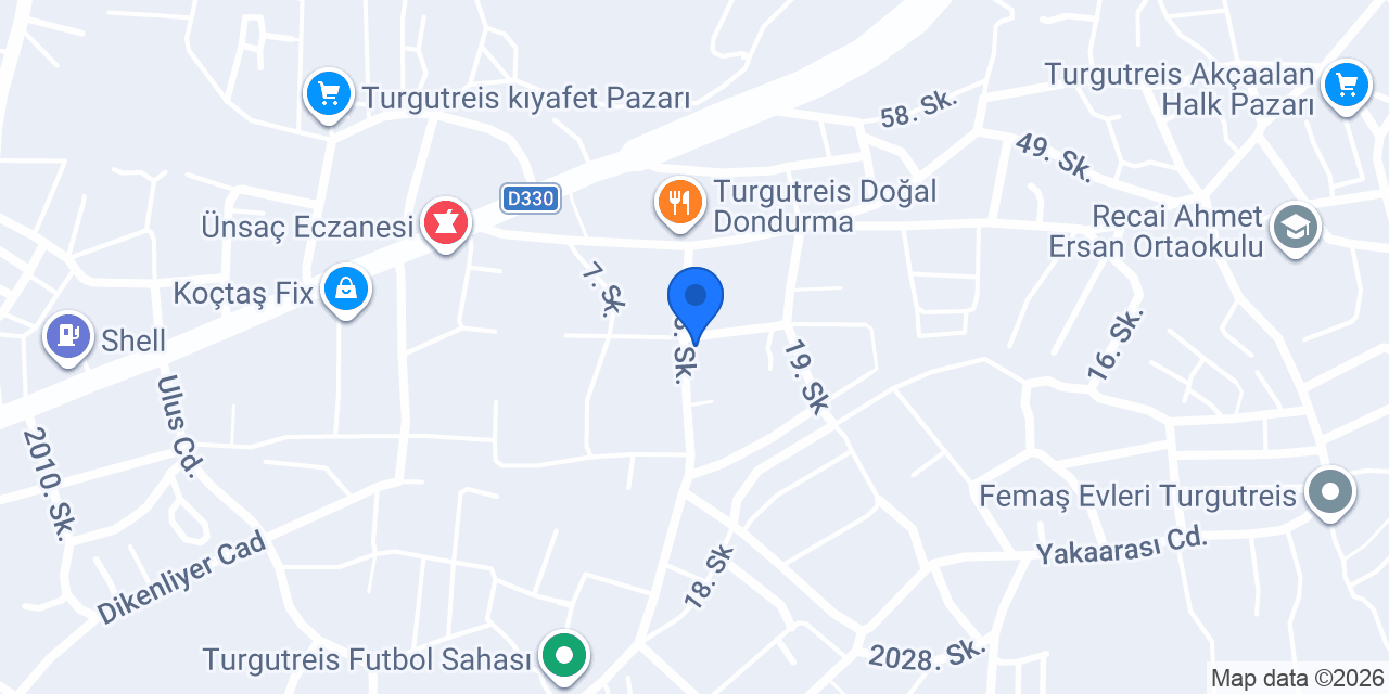 Konca Ticaret Turgutreis konumu