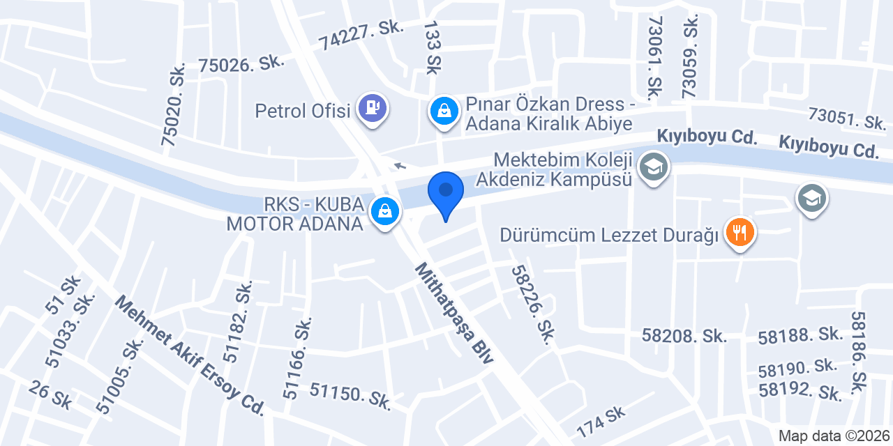 Genç Özel Opel Servisi konumu