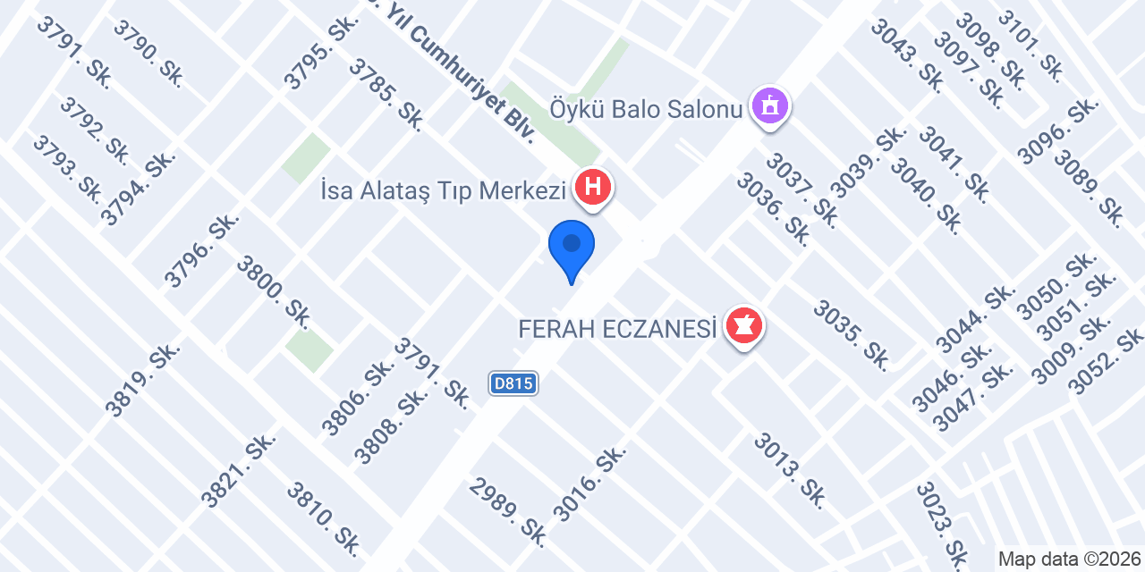 DenizBank Sarıçam Şubesi konumu