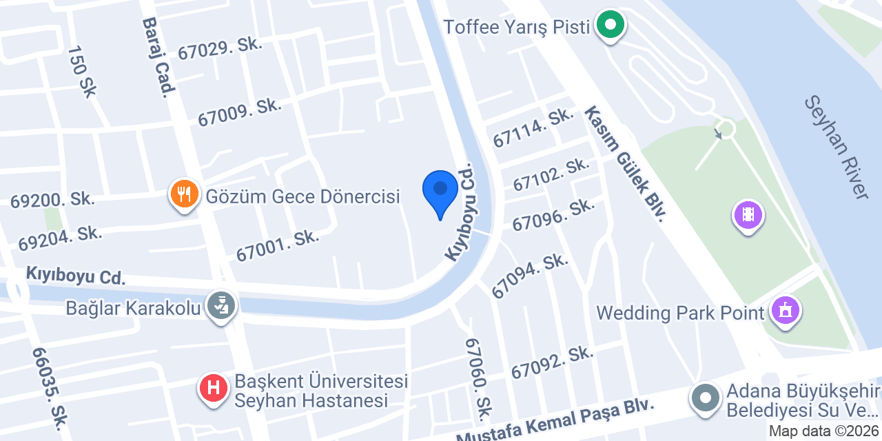 ADANA ARÇELİK konumu