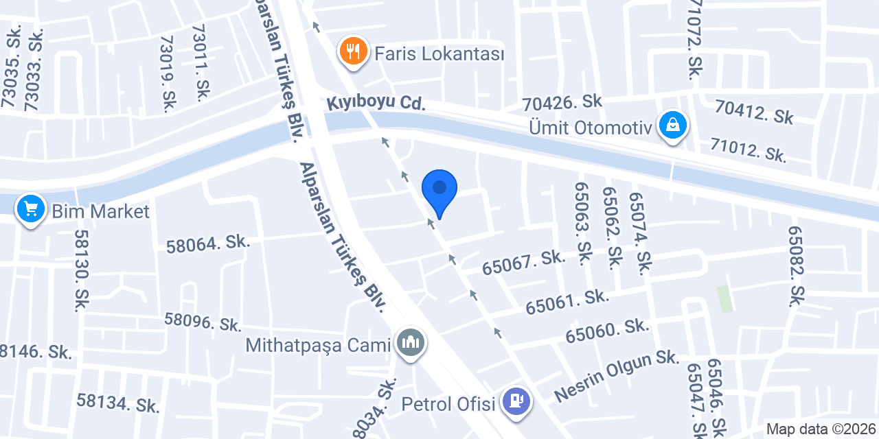 VİA RENT A CAR konumu