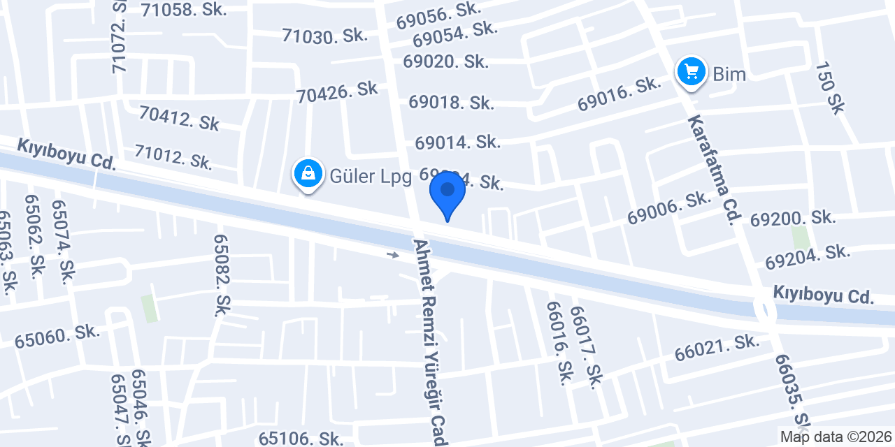 Güney Oto Özel Servis konumu