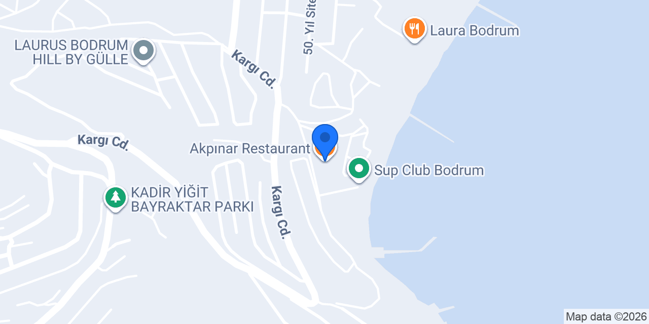 Akpınar Restaurant konumu