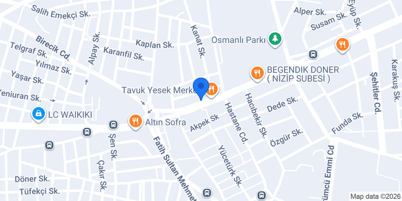 Saray restorand konumu