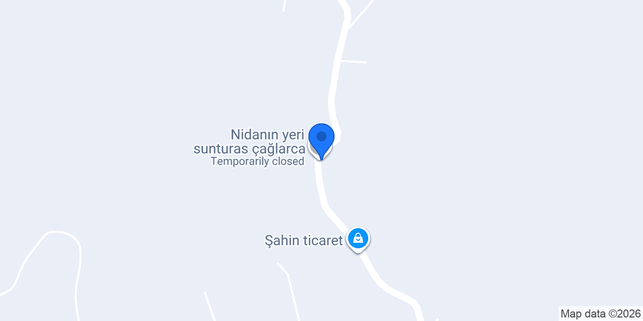 Nidanın yeri sunturas çağlarca konumu