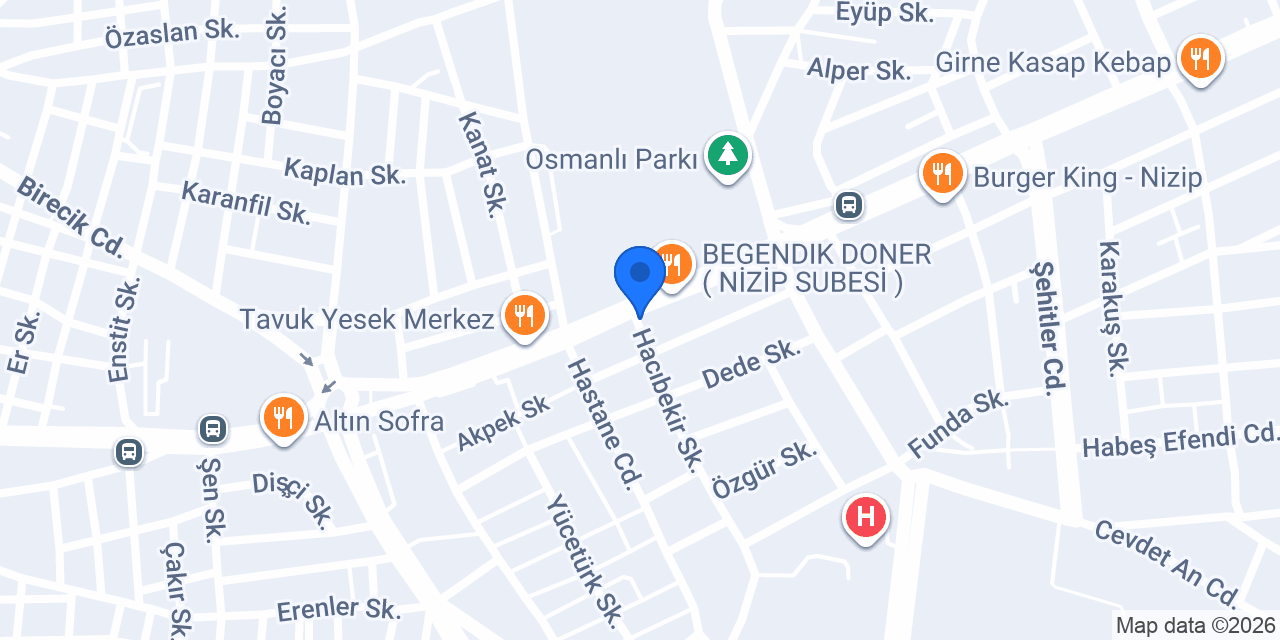 Uğur Kebap 2 Halil Usta konumu