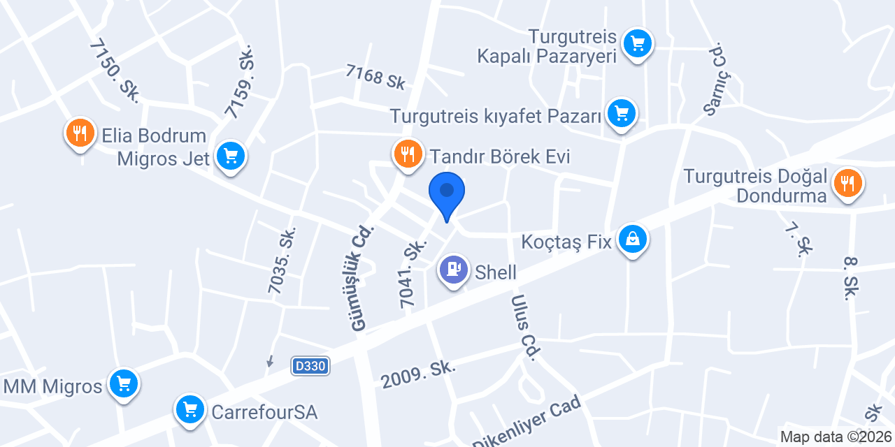 Bodrum Su Kaçağı Tespiti konumu