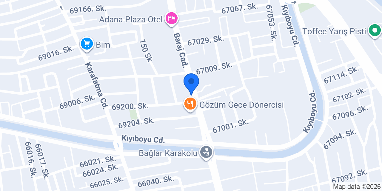 baraj işçi pansiyonu konumu