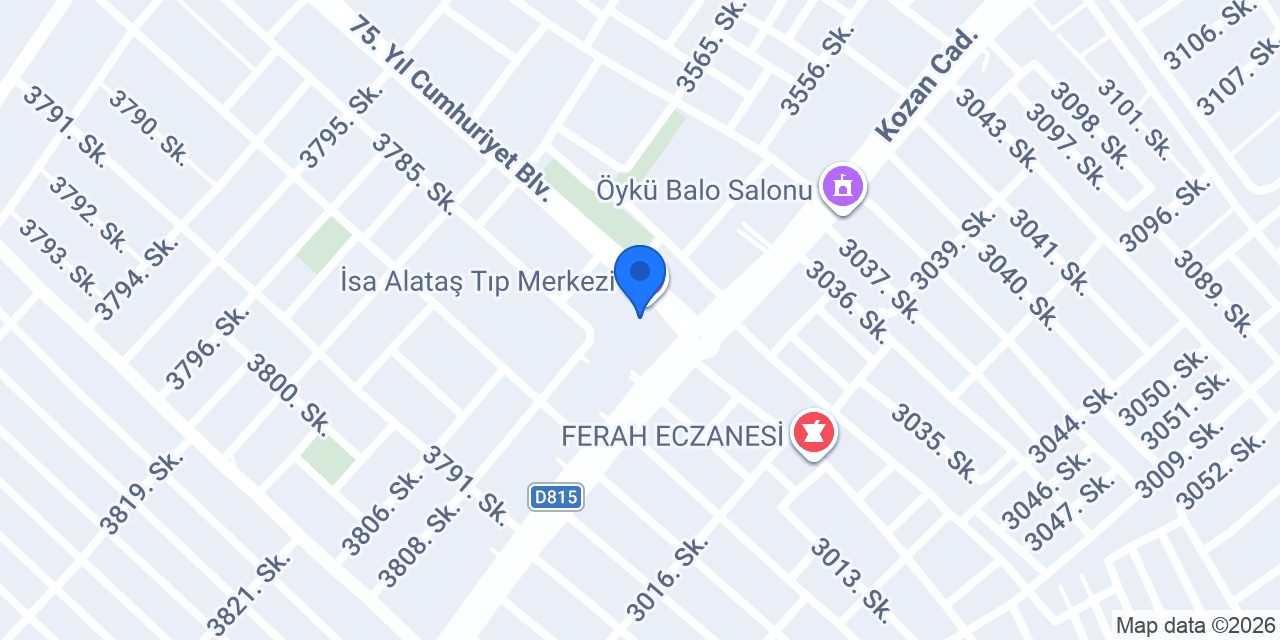 Makas Taksi - Yüreğir konumu