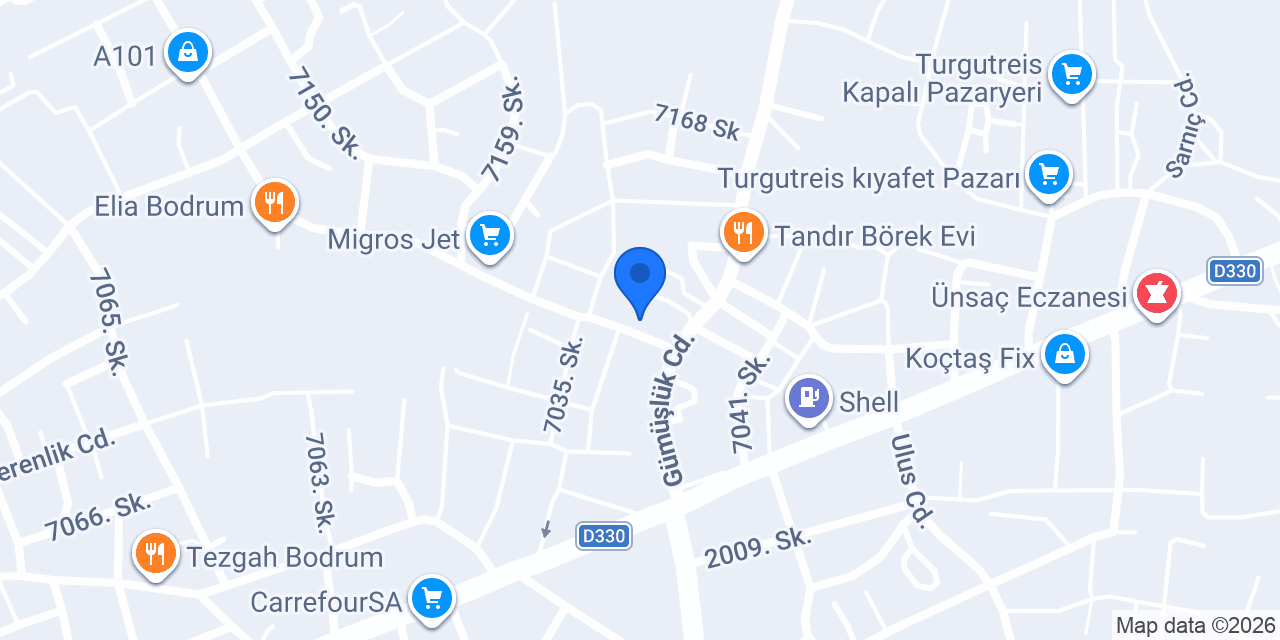 Ünlü Oto Kaporta Boya konumu