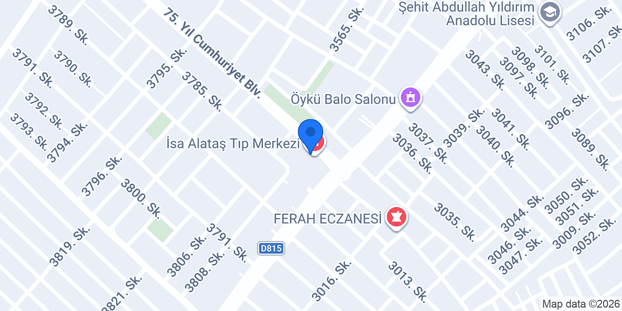 Cebesoy Eczanesi konumu