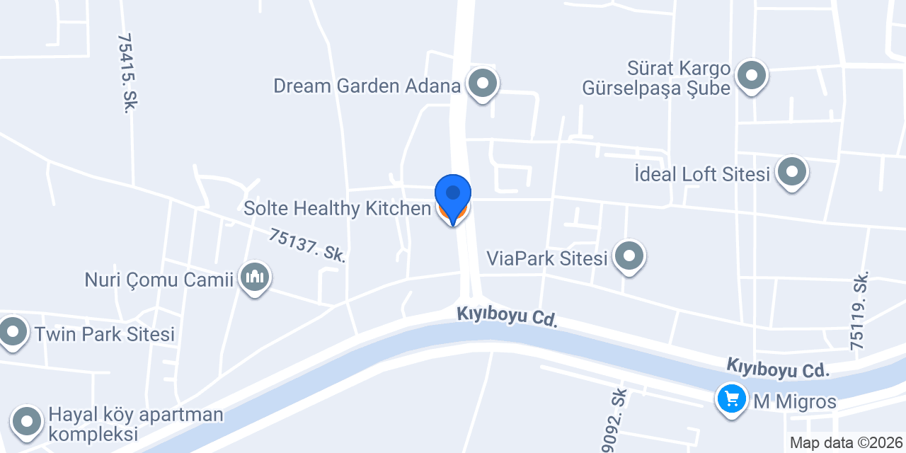 Solte Healthy Kitchen konumu
