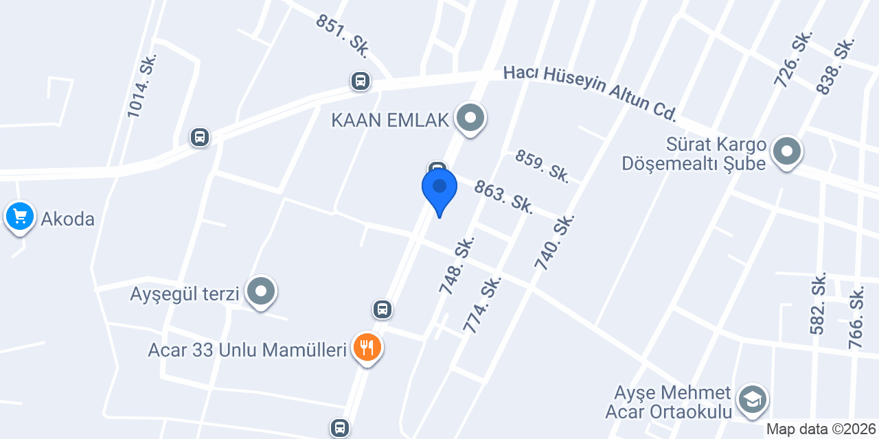 BAYBAR YAPI MARKET HIRDAVAT LTD. ŞTİ. konumu