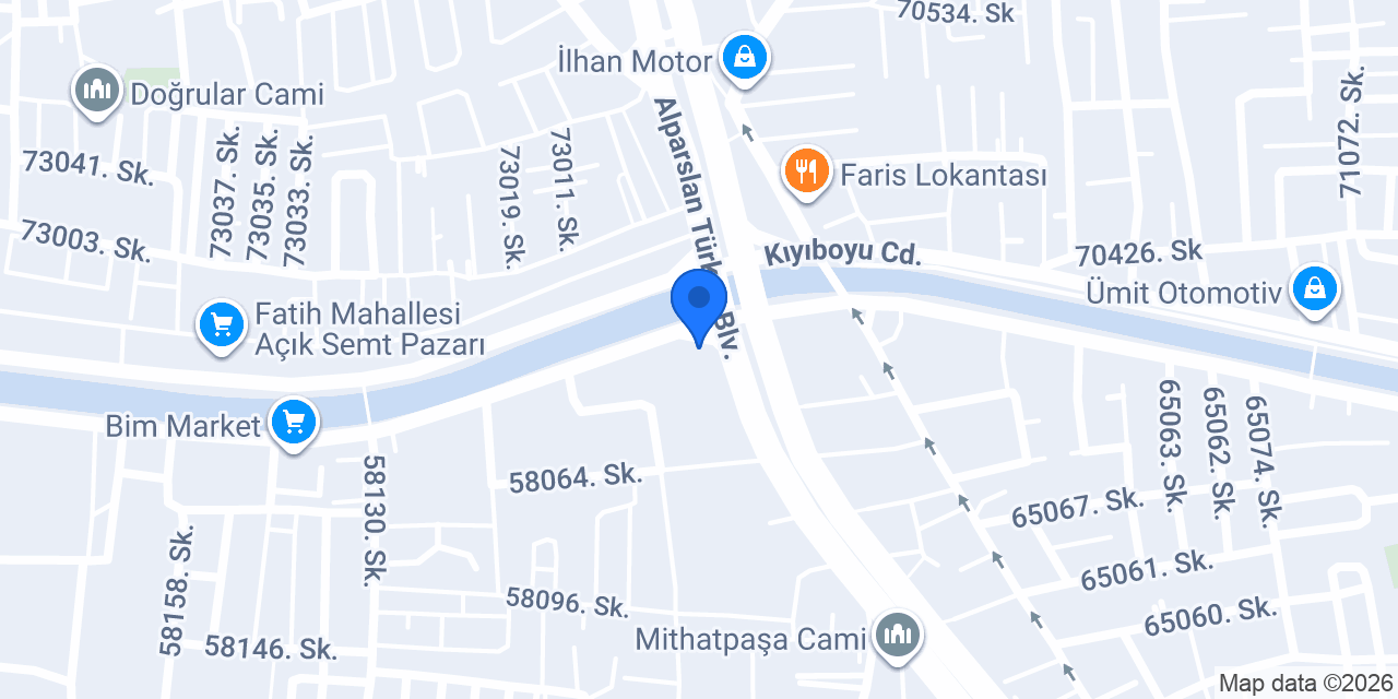 Adana Matbaa konumu