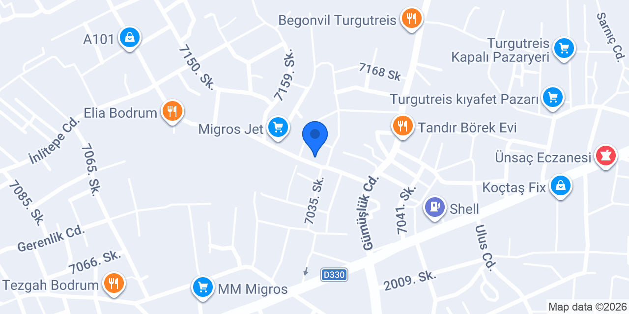 KAÇMAZ MARKET konumu