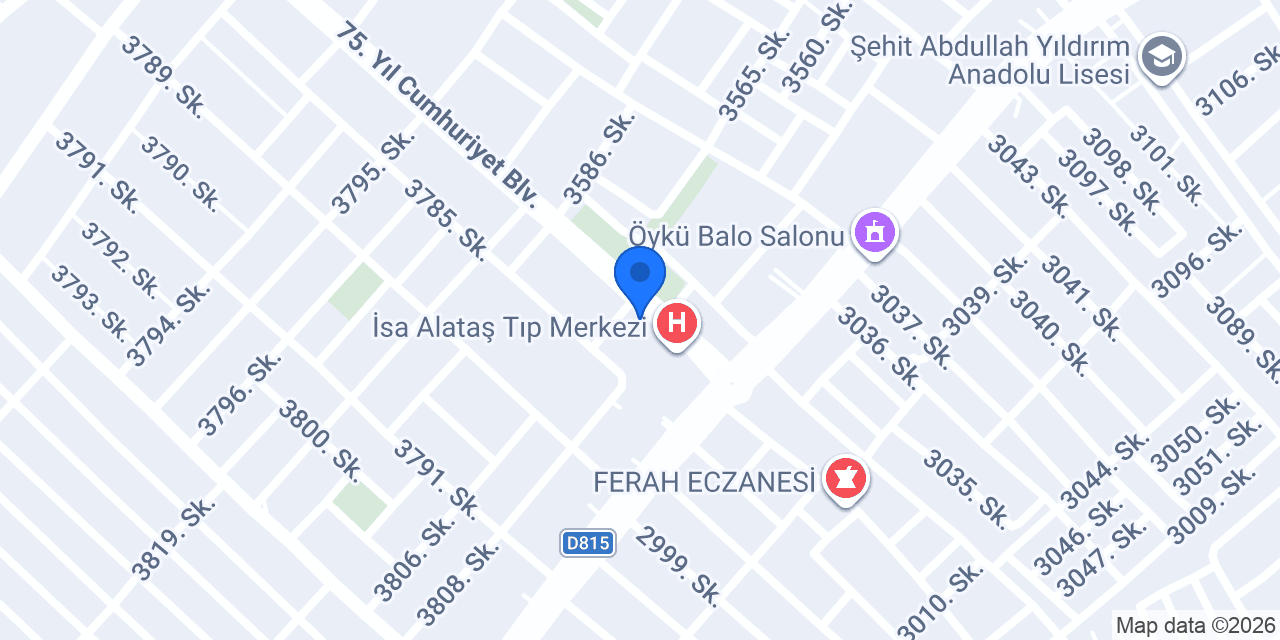 Sayman Eczanesi konumu