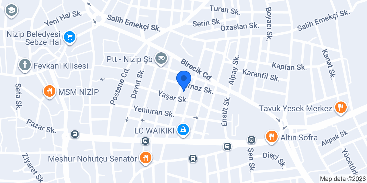 Nizip Sevgi Evi konumu