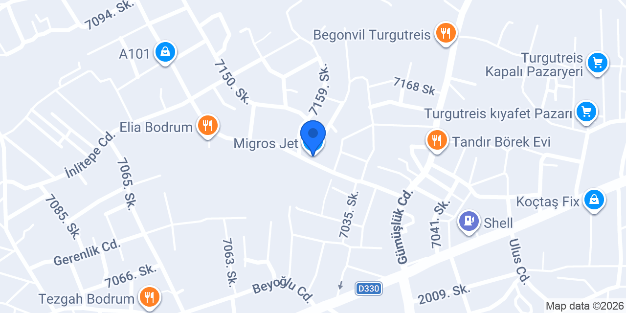 Migros Jet konumu