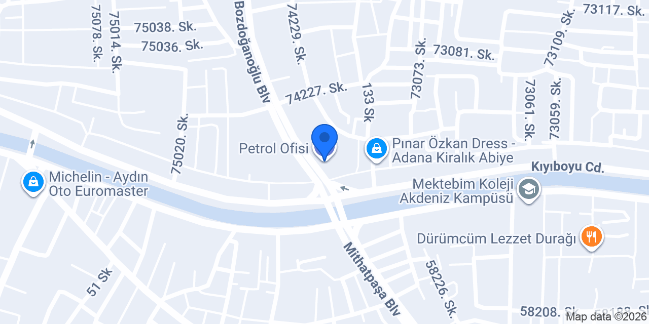 Petrol Ofisi konumu