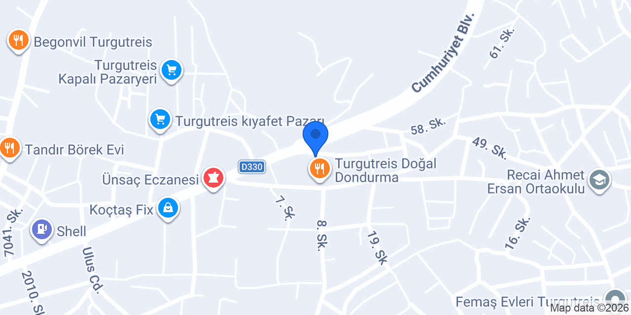 Yılmazduş konumu