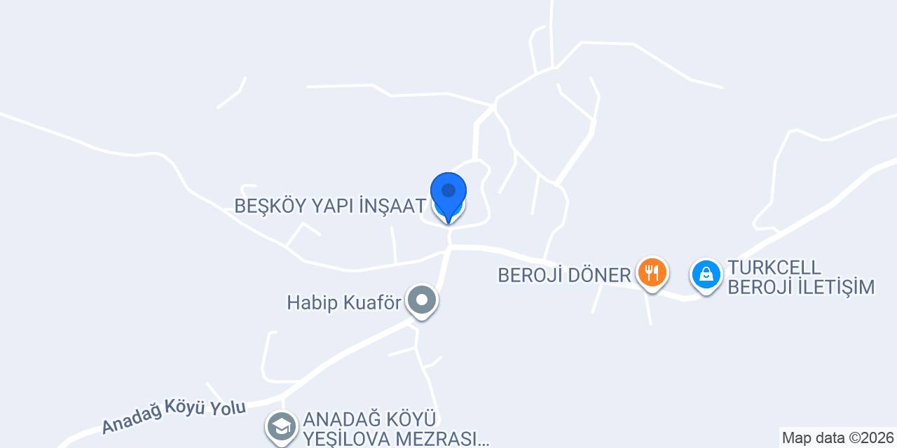 BEŞKÖY YAPI İNŞAAT konumu