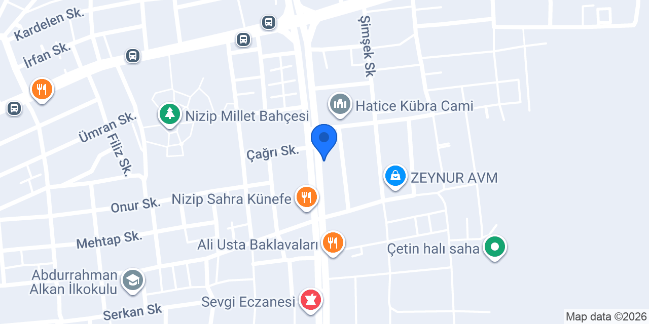 Zümrüt Pastanesi konumu