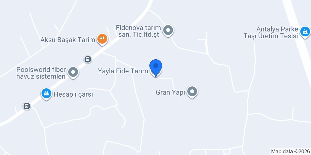 Yayla Fide Tarım konumu