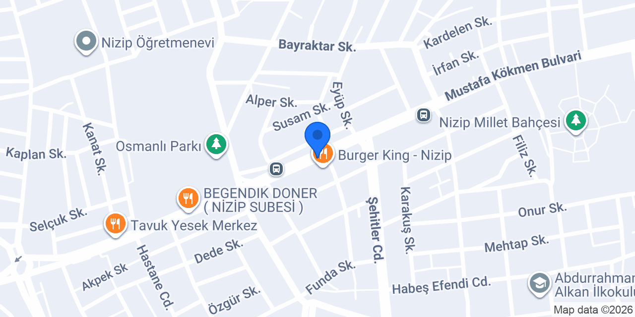Senatör Nohut Dürümü konumu