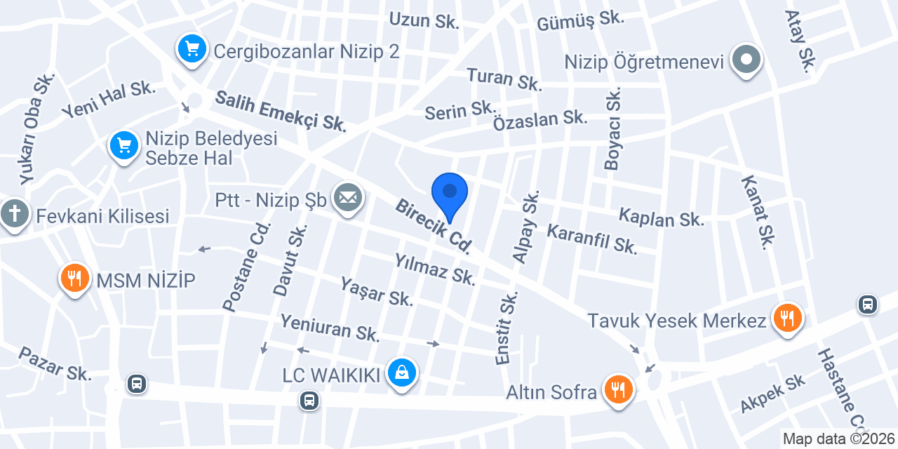 Servet Ticaret konumu