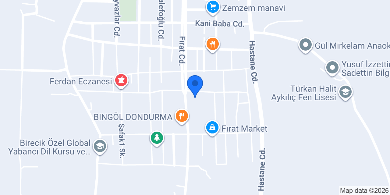 Şok Market konumu